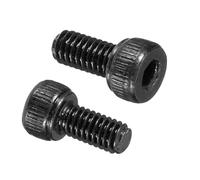 PATIKIL 50 Pcs M4 x 8 mm Hex Socket Head Cap Screws Bolts, 12.9 Grade Carbon Steel Socket Drive Screws, Black Oxide, Full Threads