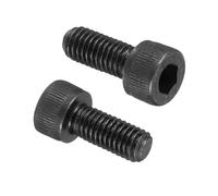 PATIKIL 50 Pcs M5 x 12 mm Hex Socket Head Cap Screws Bolts, 12.9 Grade Carbon Steel Socket Drive Screws, Black Oxide, Full Threads