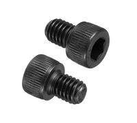 PATIKIL 50 Pcs M6 x 8 mm Hex Socket Head Cap Screws Bolts, 12.9 Grade Carbon Steel Socket Drive Screws, Black Oxide, Full Threads