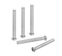 PATIKIL 50 Pcs Pan Head Machine Screws, M3.5 x 30mm (0.6mm Pitch) Phillips Drive Metric 304 Stainless Steel Full Thread Round Head Small Screws Bolts for Cabinet Drawer Furniture Repairs