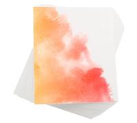 PATIKIL 50 Pcs Pure Cotton Watercolor Paper 140lb/300 GSM Water Coloring Paint Paper for Art Painting Watercolor Drawing Artist, 5x7 Inch