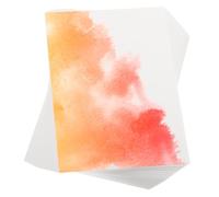 PATIKIL 50 Pcs Pure Cotton Watercolor Paper 140lb/300 GSM Water Coloring Paint Paper for Art Painting Watercolor Drawing Artist, 6x9 Inch
