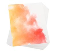 PATIKIL 50 Pcs Pure Cotton Watercolor Paper 140lb/300 GSM Water Coloring Paint Paper for Art Painting Watercolor Drawing Artist, 7x10 Inch