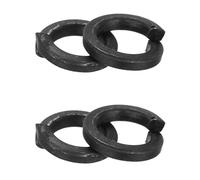 PATIKIL 50 Pcs Split Lock Washer, M4 Spring Lock Washer 304 Stainless Steel Lock Washers Assortment Kit for Screws Bolts, Black