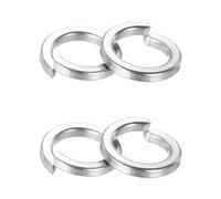 PATIKIL 50 Pcs Split Lock Washer, M5 Spring Lock Washer 304 Stainless Steel Lock Washers Assortment Kit for Screws Bolts, Silver