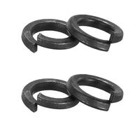 PATIKIL 50 Pcs Split Lock Washer, M6 Spring Lock Washer 304 Stainless Steel Lock Washers Assortment Kit for Screws Bolts, Black