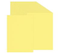 PATIKIL 50 Sheets Colored Cardstock Paper, A4 Size 230GSM Thick Card Stock Printed Colored Paper for DIY Crafts Scrapbooking Card Making Party Decors, Yellow