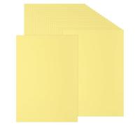 PATIKIL 50 Sheets Colored Cardstock Paper, A4 Size 230GSM Thick Card Stock Printed Colored Paper for DIY Crafts Scrapbooking Card Making Party Decors, Light Yellow