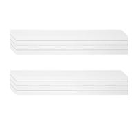PATIKIL 50 Sheets Dry Erase Sentence Strips, 2" x 12" Reusable Cardstock Black Lined Writing Paper Ruled Sentence Strips for Teachers Classroom Schedule