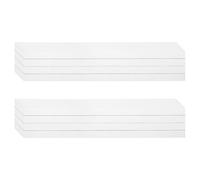 PATIKIL 50 Sheets Dry Erase Sentence Strips, 3" x 16" Reusable Cardstock Black Lined Writing Paper Ruled Sentence Strips for Teachers Classroom Schedule
