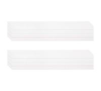 PATIKIL 50 Sheets Dry Erase Sentence Strips, 3" x 16" Reusable Cardstock Blue Red Lined Writing Paper Ruled Sentence Strips for Teachers Classroom Schedule