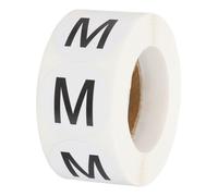 PATIKIL 500 Pcs Clothing Labels, m Size Tag Garment Labels Round Self-Adhesive Apparel Stickers for Boutique Retail, White