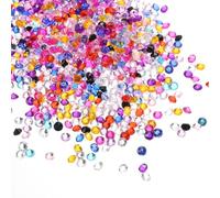 PATIKIL 5000 Pieces Transparent Diamond Crystal 4.5mm Acrylic Wedding Diamonds Table Scatter Confetti Vase Fillers Gems for Table Centerpiece Bridal Shower Party, Colorful