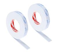 PATIKIL 5000 x 25 x 3mm EVA Single Sided Foam Tape, 2Pcs Multipurpose Sealing Strip, Waterproof Weather Stripping With Adhesive for Door, White
