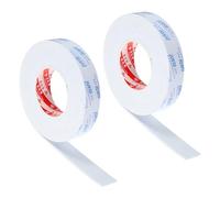 Patikil 5000 x 30 x 3mm EVA Single Sided Foam Tape, 2Pcs Multipurpose Sealing Strip Weather Stripping Foam Sealing Strips with Adhesive for Door, White