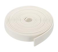 PATIKIL 5000x30x5mm Silicone Foam Seal Strip, High Density Square Solid Sponge Rubber Weather Stripping Cord for Sealing Gap Blocker Insulation, White
