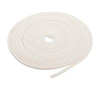 PATIKIL 5000x6x6mm Silicone Foam Seal Strip, High Density Square Solid Sponge Rubber Weather Stripping Cord for Sealing Gap Blocker Insulation, White