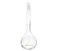 PATIKIL 500ml Volumetric Flask, 3.3 Borosilicate Glass Graduated Volumetric Measuring Flask with Glass Stopper Tolerance 0.9ml for Lab Experiment, Clear
