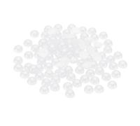 PATIKIL 500Pcs Flatback Pearls Beads for Crafting, 10mm Half Round Resin Beads Flatback Pearls for Nail Charms Handmade Phone Case Embellishment, White