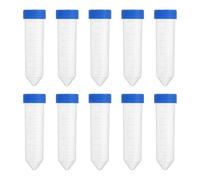 PATIKIL 50ML Plastic Centrifuge Tubes, 50 Pcs Conical Test Tube Container with Leak-Proof Blue Screw Caps and Graduated Marks for Laboratory Liquid