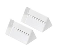 PATIKIL 50mm/2 Inch Triangular Prism, 2 Pack Glass Optical Crystal Rainbow Prism for Photography Physics Teaching Lights Photo, Clear