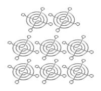 PATIKIL 50mm Fan Finger Grill, 8 Pack 304 Stainless Steel Grill Protector Guard Fan Protective Cover for 50x50mm Fans for Equipment Computer DIY, Silver