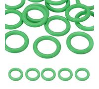 PATIKIL 50mm Natural Wooden Rings, 10 Pack Wood Ring Round Linking Rings Wood Loop Circle for Craft Pendant DIY Jewelry Making Macrame, Green