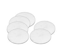 PATIKIL 50mm Steel Disc, 10pcs Round Metal Stamping Blanks Tags Round Circle Disc Plate Circle Metal Strike Plate DIY for Engraving Stamping Jewelry Craft, 2 in