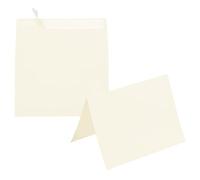 PATIKIL 50Pack Beige 4x6 Envelopes with Cards, Self Seal A6 Envelopes with Folded Cardstock for Greeting Cards Wedding Greeting Birthday Invitations Letter Mailing