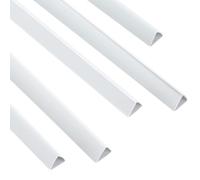PATIKIL 50Pcs Binding Bars, 10mm Binding Bars Slide Grip 70 Sheets Capacity A4 Size Report Binder Presentation Binder for Report Cover Resume, White