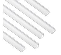 PATIKIL 50Pcs Binding Bars, 10x10mm Binding Bars Slide Grip 70 Sheets Capacity A4 Size Report Binder Presentation Binder for Study Office Report Cover Resume, Transparent White