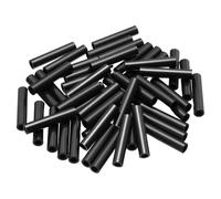 PATIKIL 50Pcs M4 ABS Spacers M4 x 7mm OD x 35mm L Plastic Round Spacer Washers Black Standoff Nut Unthreaded for Screws Bolts Electrical Outlet