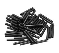 PATIKIL 50Pcs M4 ABS Spacers M4 x 7mm OD x 50mm L Plastic Round Spacer Washers Black Standoff Nut Unthreaded for Screws Bolts Electrical Outlet