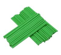 PATIKIL 50Pcs Wooden Dowel Rods, 1/5" x 6" Unfinished Craft Rod Sticks Wooden Sticks for Crafts Cake Hardwood Dowels DIY Projects Flower Bouquet, Green
