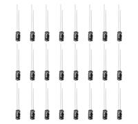 PATIKIL 50V 0.1uF Electrolytic Capacitors, 150Pcs 4x7mm Aluminum High Frequency Electrolytic Capacitors for TV, LCD Monitor, Refrigerator, Circuit Boards, Black