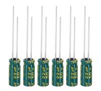PATIKIL 50V 22uF Electrolytic Capacitors, 6Pcs 5x11mm Aluminum High Frequency Electrolytic Capacitors for TV, LCD Monitor, Refrigerator, Circuit Boards, Green