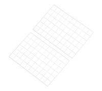 PATIKIL 50x30cm Wire Grid Panel, 2 Pack Board Photo Pictures Memo Display Grid Panels Hanging Organizer Wall Decorative Panel for Home Office Wedding, White