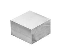 PATIKIL 50x50x30mm Steel Bench Block, Steel Block Metal Bench Block No Holes Matched Hardened Steel Flat 123 Blocks Precision Ground Milling for Jewelry Making Stamping Tool, Square