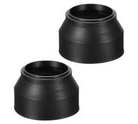 PATIKIL 52mm Camera Lens Hood, 2Pcs Rubber Collapsible Lens Protector Anti-Reflection Blocks Excess Sunlight Enhance Camera Photography for Nikon, for Fujifilm, for Pentax, for Leica