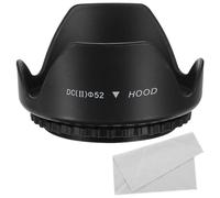 PATIKIL 52mm Camera Lens Hood, Flower Lens Hood Protector with Cloth for Anti-Reflection Blocks Excess Sunlight Enhance Camera Photography for Nikon, for Fujifilm, for Pentax, for Leica