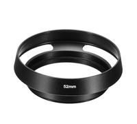 PATIKIL 52mm Lens Hood, Standard Vented Matte Surface Anti-reflective Inside Hollow Lens Hood for Universal Camera Lens, Black for Nikon, for Fujifilm, for Pentax, for Leica