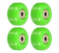 PATIKIL 52mm Skateboard Wheels with Bearings, 4 Pack Street Wheels for Skateboards Cruiser Wheel Replacement 95A, Green Golden
