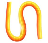 PATIKIL 540 x 3mm Rainbow Quilling Strips Paper,120 Pcs Origami Paper Quilling Strip for Art DIY Hand Craft Christmas, Gradient Yellow