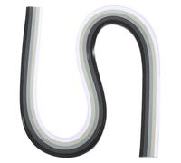 PATIKIL 540 x 3mm Rainbow Quilling Strips Paper,120 Pcs Origami Paper Quilling Strip for Art DIY Hand Craft Christmas, Gradient Black White