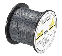 PATIKIL 547Yard/1640Ft Braided Fishing Line 4 Strands, 60LB PE Braided Line Abrasion Resistant Zero Stretch for Saltwater or Freshwater, Grey