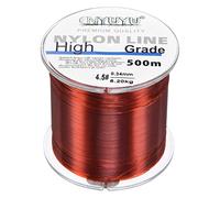 PATIKIL 547Yard/1640FT Nylon Fishing Line, 12Lb Monofilament String Wire Fluorocarbon Coated for DIY Craft Hanging Decoration, Wine Red
