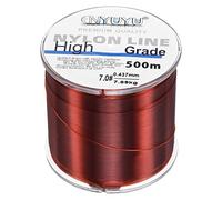 PATIKIL 547Yard/1640FT Nylon Fishing Line, 17Lb Monofilament String Wire Fluorocarbon Coated for DIY Craft Hanging Decoration, Wine Red