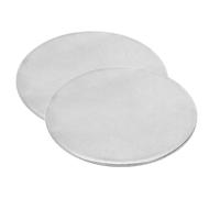 PATIKIL 54mm Steel Disc, 2Pcs Metal Stamping Blanks Tags Circle Round Metal Plate Strike DIY 304 Stainless Steel for Laser Engraving Stamping Craft Name Tag