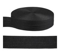PATIKIL 55 Yards Cotton Twill Tape Ribbon, 2 Inch Herringbone Twill Tape Bias Ribbon Binding Tape or Sewing Hemming Binding Quilting Piping DIY Craft, Black