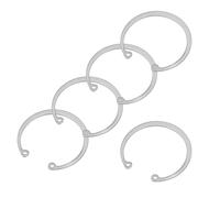 PATIKIL 55mm ID Internal Retaining Rings, 5 Pcs E-Clip Snap Ring 304 Stainless Steel Internal Circlip for Automobile Valve Equipment Bearings